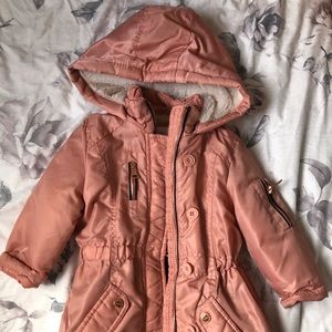 Toddler girl parka
